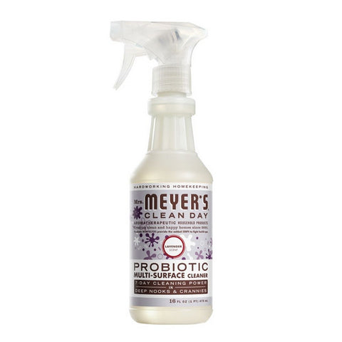 Mrs. Meyers Clean Day, Probiotic Lavender Multi-Surface Cleaner Spray, 16 Oz
