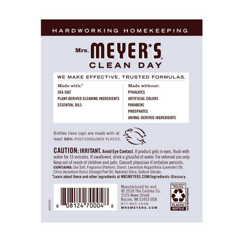 Mrs. Meyers Clean Day, Lavender Scent Booster, 18 Oz