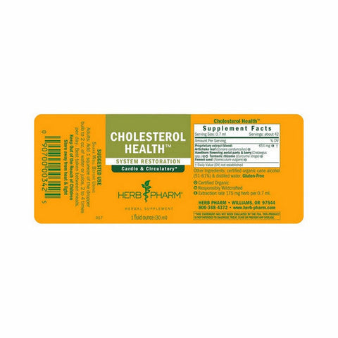 Herb Pharm, Cholesterol Health, 1 Oz Herb Pharm