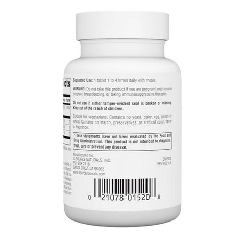 Source Naturals, Dim, 100 MG, (Diindolylmethane) 30 Tabs