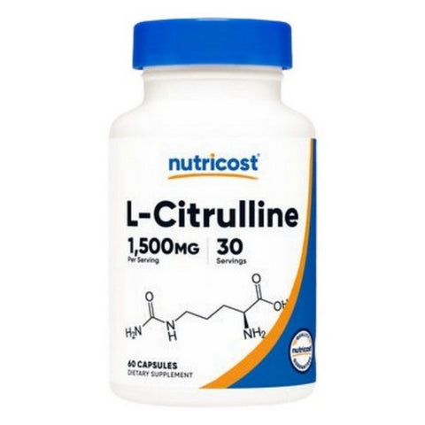 Nutricost, L-Citrulline Capsules, 1500 Mg, 60 Count