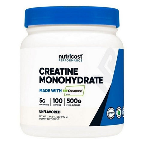 Nutricost, Creatine Monohydrate Powder Unflavored, 500 Grams