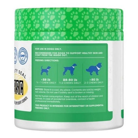 Nutricost, Nutricost Pet Skin & Coat Support Beef, 60 Chews