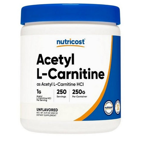 Nutricost, Acetyl L-Carnitine Powder, 250 Grams