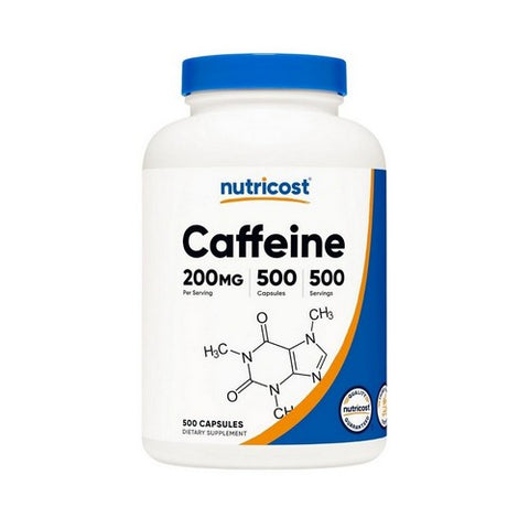 Nutricost, Caffeine Capsules, 200 Mg, 500  Count