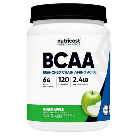 Nutricost, BCAA Powder Green Apple, 120 Servings