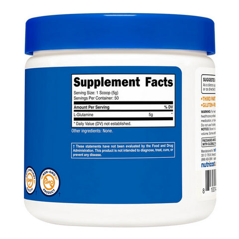 Nutricost, L-Glutamine Powder, 250 Grams