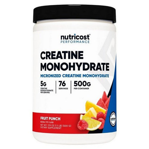 Nutricost, Creatine Monohydrate Powder Fruit Punch, 500 Grams