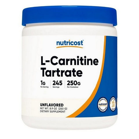 Nutricost, L-Carnitine Tartrate Powder, 250 Grams