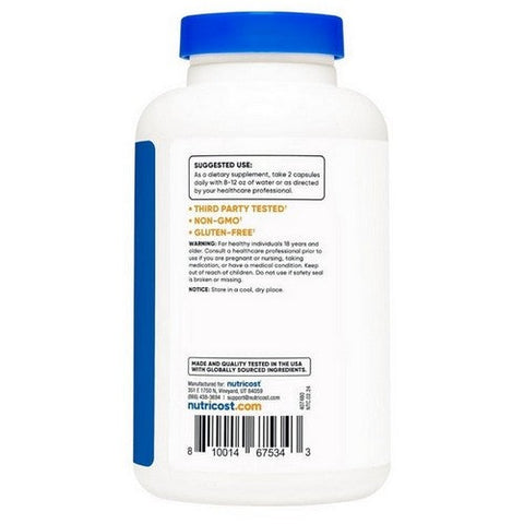 Nutricost, Alpha Lipoic Acid Capsules, 600 Mg, 240 Count Nutricost