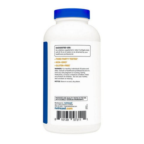 Nutricost, CLA Softgels, 2,400 Mg, 240 Count
