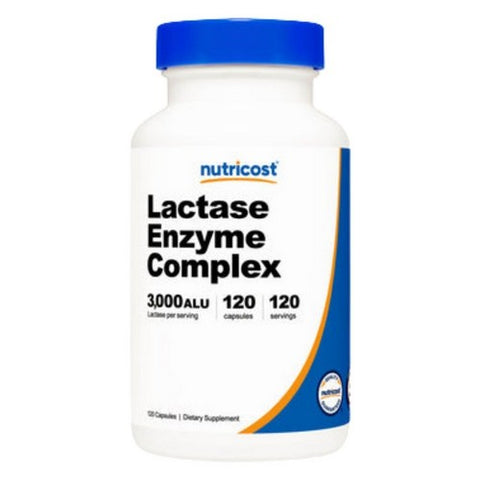 Nutricost, Lactase Enzyme Complex, 3000 Alu, 120 Caps