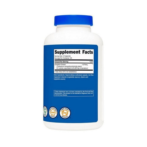 Nutricost, Dandelion Extract, 1575 Mg, 180 Count