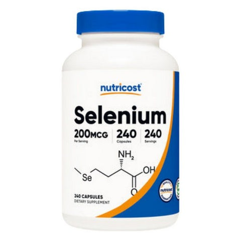 Nutricost, Selenium Capsules, 200 Mcg, 240 Count