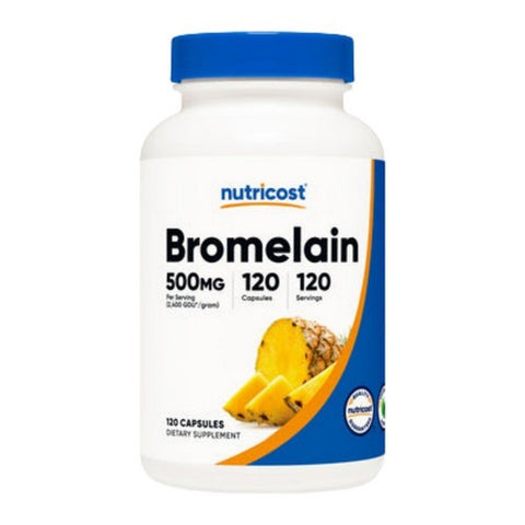 Nutricost, Bromelain Capsules, 500 Mg, 120 Count