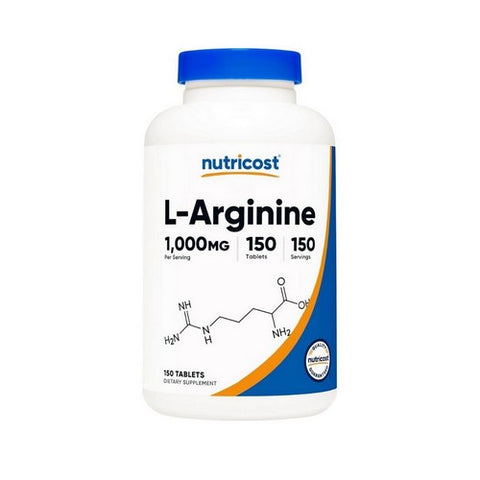 Nutricost, L-Arginine Tablets, 1000 Mg, 150 Count
