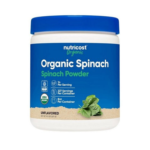 Nutricost, Spinach Powder Organic, 8 Oz