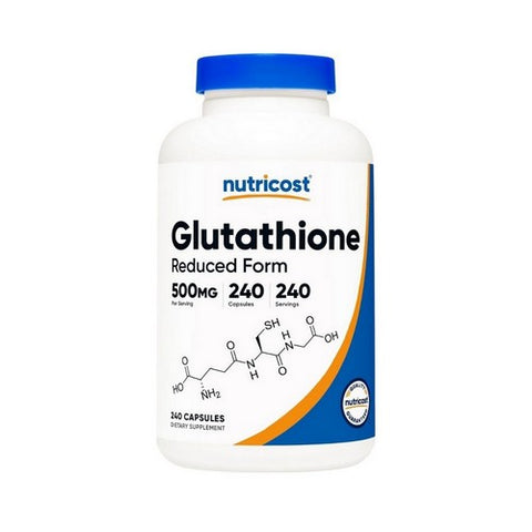 Nutricost, Glutathione Capsules, 500 Mg, 240 Count