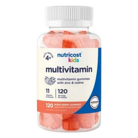 Nutricost, Kids Multivitamin Gummies, 120 Count