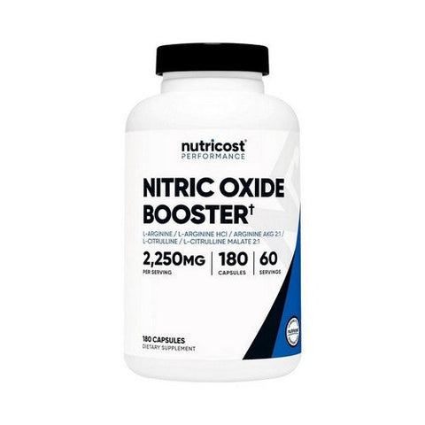 Nutricost, Performance Nitric Oxide Booster, 2250 Mg, 180 Caps Nutricost