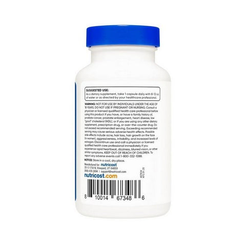 Nutricost, Pregnenolone Capsules, 50 Mg, 120 Count