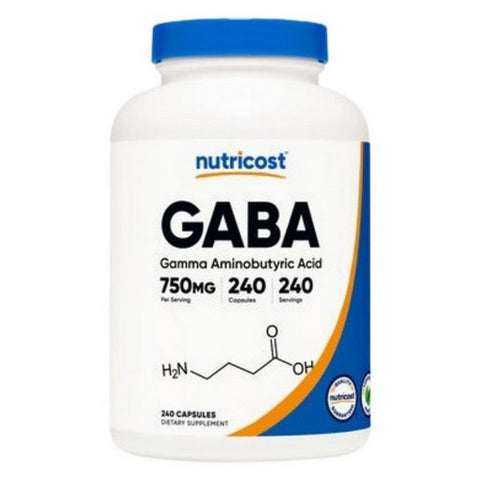 Nutricost, GABA Capsules, 750 Mg, 240 Count