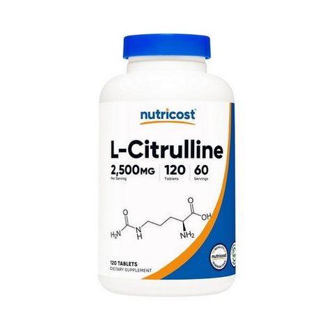 Nutricost, L-Citrulline Tablets, 2500 Mg, 120 Count