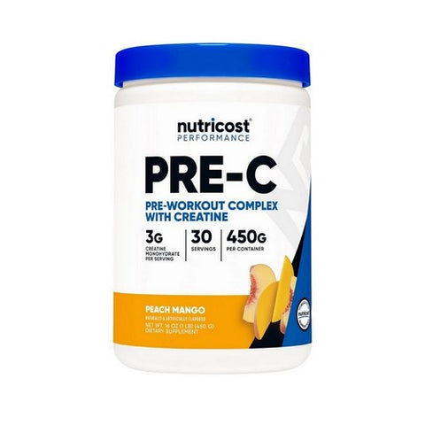 Nutricost, Pre With Creatine Peach Mango, 30 Serving