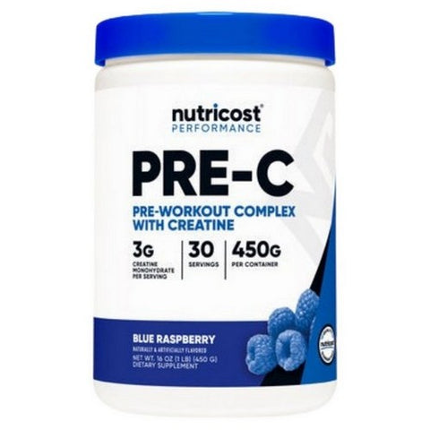 Nutricost, Pre With Creatine Blue Raspberry, 30 Serving