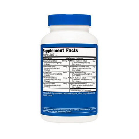 Nutricost, Mushroom Complex Capsules, 5500 Mg, 120 Count