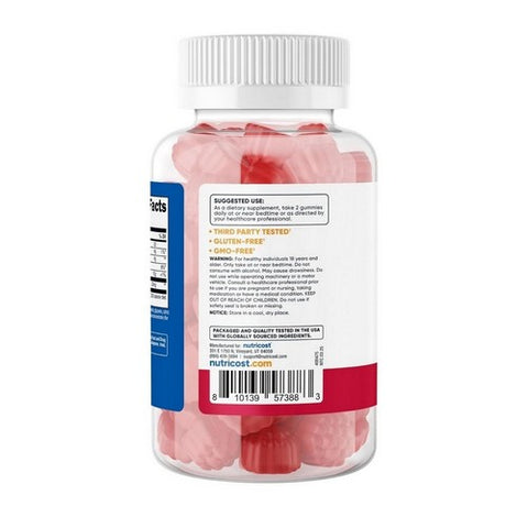 Nutricost, Melatonin Gummies, 20 Mg, 180 Count