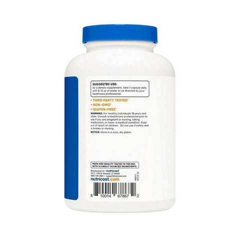 Nutricost, Fadogia Agrestis Capsules, 600 Mg, 240 Count