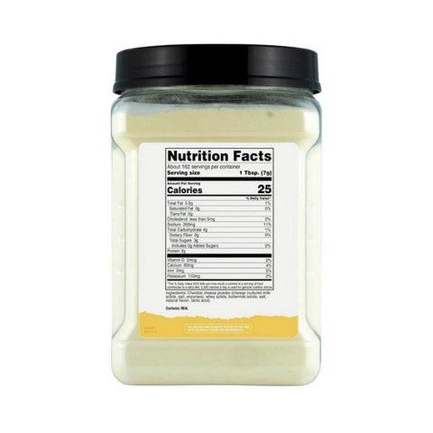 Nutricost, Pantry White Cheddar Cheese Powder, 2.5 Lbs