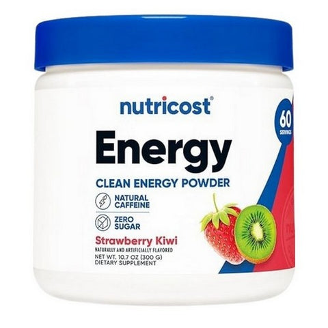 Nutricost, Energy Complex Powder Strawberry Kiwi, 60 Servings