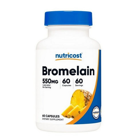 Nutricost, Bromelain Capsules, 550 Mg, 60 Count