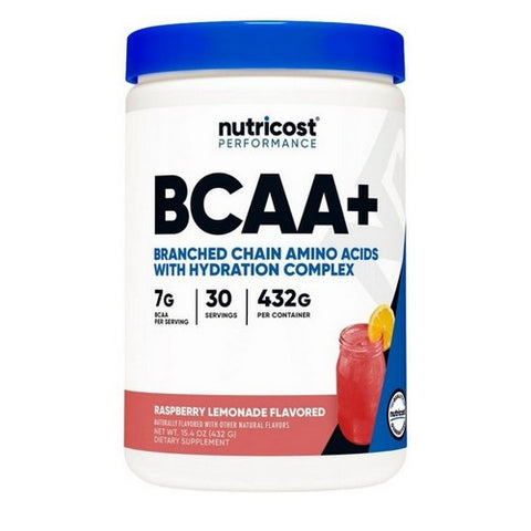 Nutricost, BCAA + Hydration Powder Raspberry Lemonade, 30 Serving