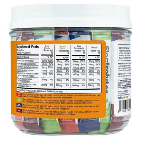 Nutricost, Electrolytes Hydration Complex Stickpacks Variety Pack, 40 Sticks