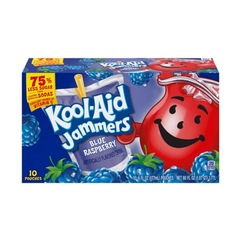 Kool-aid, Jammers Blue Raspberry Ready To Drink Soft Drink, 60 Oz (Case Of 4) Kool-aid