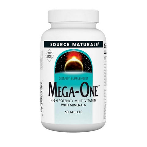 Source Naturals, Mega-One No Iron, 60 Tabs