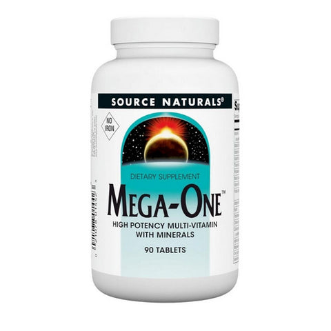 Source Naturals, Mega-One No Iron, 90 Tabs