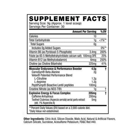 Cellucor, C4 Original Hawaiian Punch Red, 9.2 Oz Cellucor