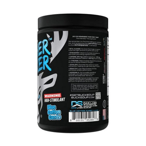 Bucked Up, Mother Bucker Blue Cotton Candy, 12.7 Oz Bucked Up