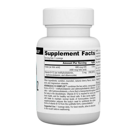 Source Naturals, Advanced B-12 Complex, 30 Tabs