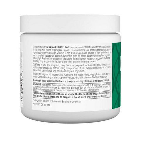 Source Naturals, Chlorella, From Yaeyama Powder 8 Oz Source Naturals