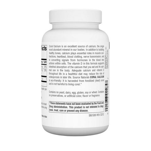 Source Naturals, Coral Calcium, 120 Caps