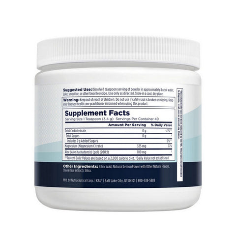 Kal, Gut Magnesium Powder, 4.8 Oz