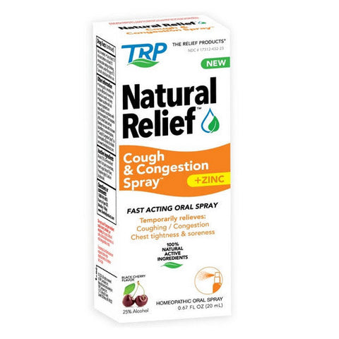 The Relief Products, Cough And Congestion Spray, 0.67 Oz The Relief Products