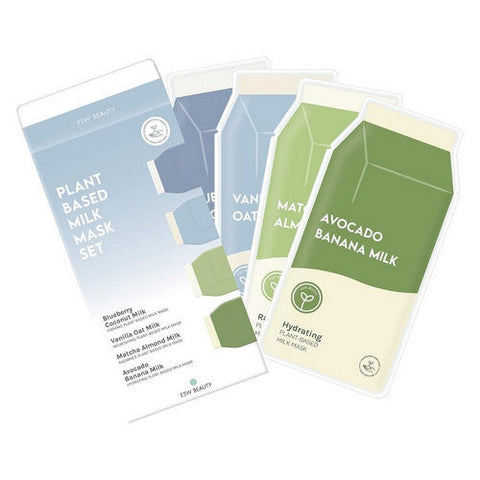 ESW Beauty, Plant Based Milk Mask Set, 1 Count ESW Beauty