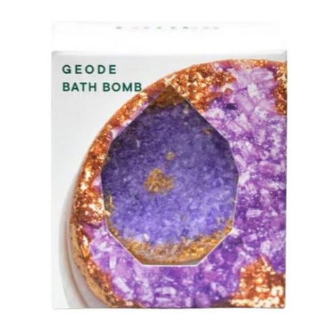 Latika Soap, Geode Bath Bomb Amethyst, 1 Count