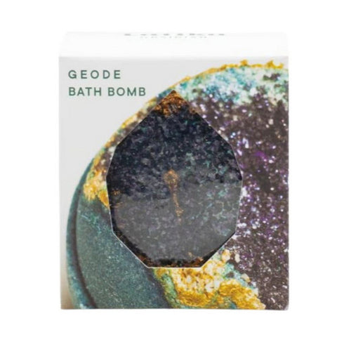 Latika Soap, Geode Bath Bomb Obsidian, 1 Count